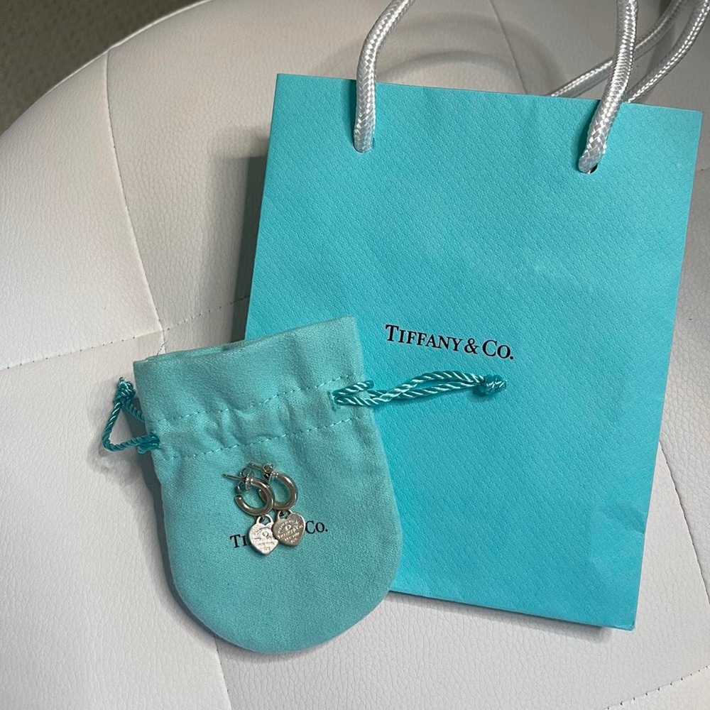 Tiffany and co hoop earrings